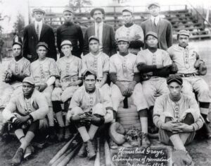 Team photo of the 1913 Homestead Grays.