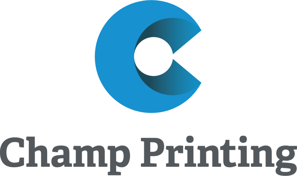 Logo for Champ Printing company